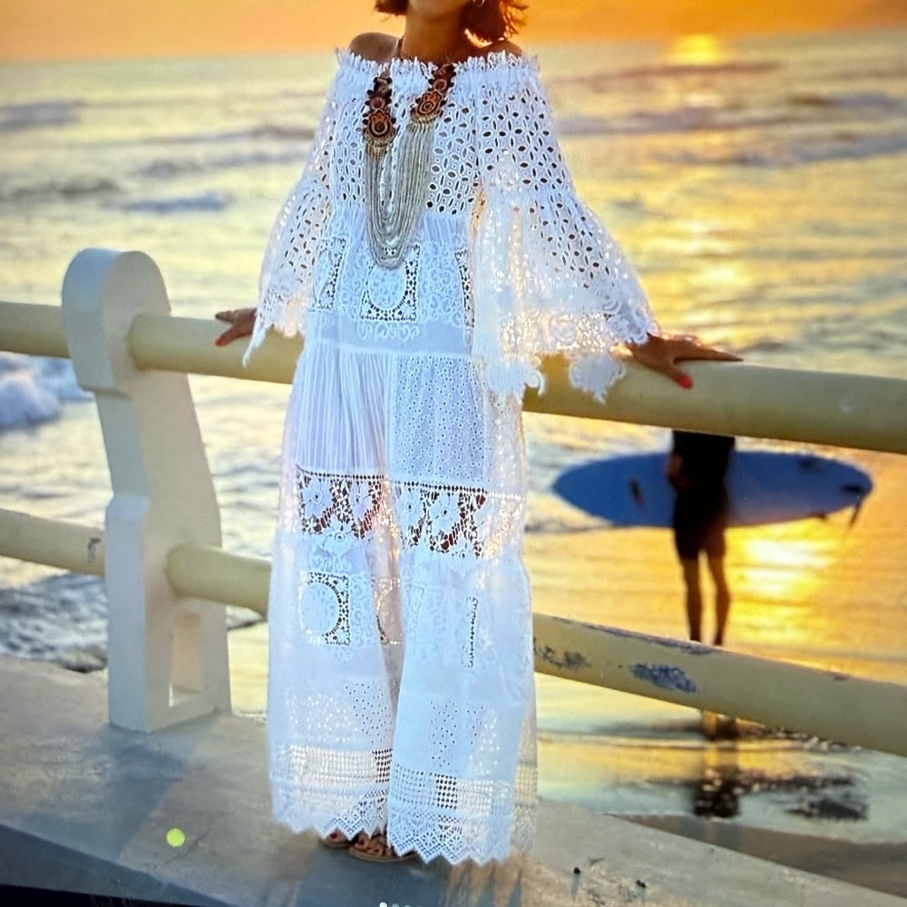 white dress